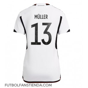 Alemania Thomas Muller #13 Primera Equipación Mujer Mundial 2022 Manga Corta